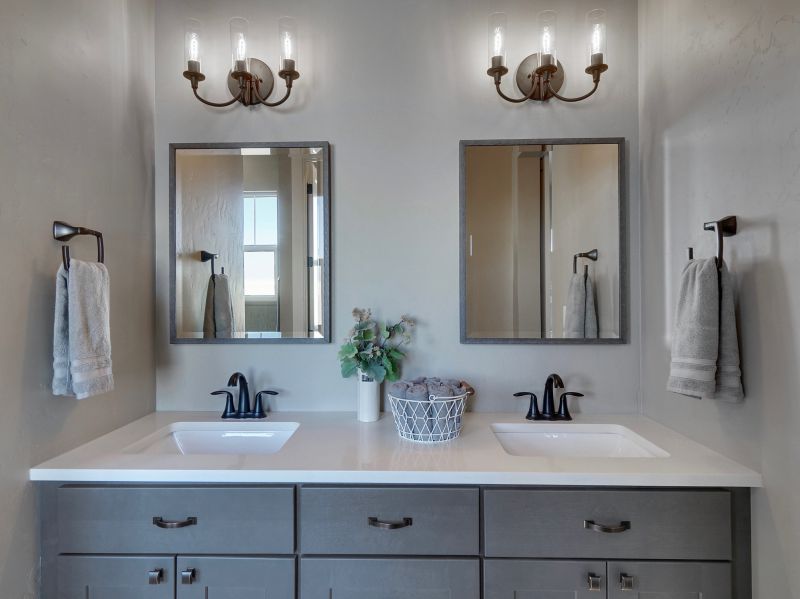 High-End Vanity with Double Sinks